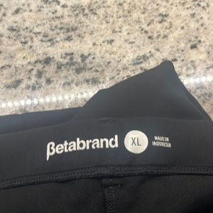 Betabrand dress yoga crop size xl black no smoking no animal home